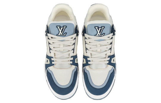 LOUIS VUITTON LV Traainers 'White Blue' 1ABLUP