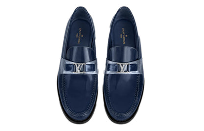 LOUIS VUITTON Major Loafers 'Navy' 1A8VBC