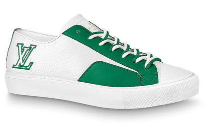 LOUIS VUITTON Tattoo Sneakers 'White Green' 1A8ZFM