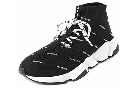 Balenciaga Speed Lace-Up 'All Over Print - Black' 530358W1HP11006