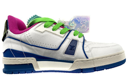 LOUIS VUITTON Trainer Upcycling Sneakers 'White Blue' 1A9D75