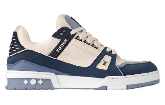 LOUIS VUITTON LV Trainer Sneakers 'Blue Beige' 1ABNKD