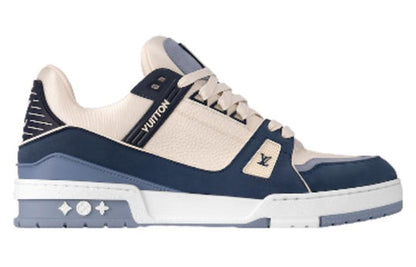 LOUIS VUITTON LV Trainer Sneakers 'Blue Beige' 1ABNKD