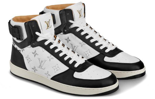 LOUIS VUITTON LV Rivoli Ankle Sneakers 'White Black' 1A5EPT