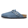 BirkenstockBoston Braided Suede Leather Narrow Fit Sandals 'Elemental Blue'