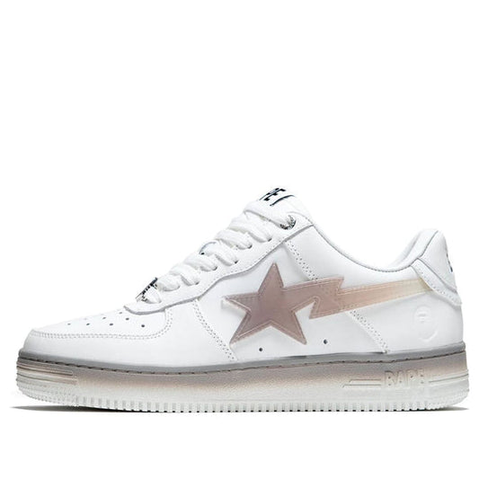 (WMNS) A Bathing Ape Bape Sta #5 'White Tan' 001FWJ802054IWHT