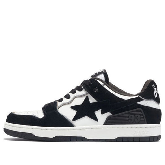 A Bathing Ape SK8 Sta #5 'Black White' 0ZXSHM191057LBKA