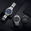 CASIOWaterproof EDIFICE Sapphire Crystal Mens Blue Analog
