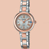 CASIOSheen Series Classic Fashiones Golden Waterproof Silver Analog