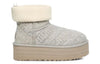 UGG(WMNS)  Classic Mini Platform Felted 'Grey'