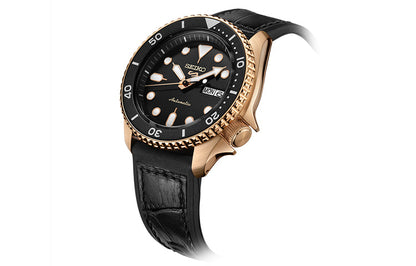 SEIKOMen's  No. 5 Mechanical Classic Watch Black
