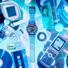 CASIOG-Shock Digital-Analog 'Transparent Blue'