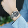 CASIOMen's  STANDARD Series Retro Black Dial Silver Strap Watch Black DialSilver Strap Mens BlackSilver Analog
