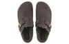 BirkenstockBoston Shearling Suede Shoes 'Mocha'