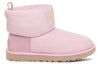 UGG(WMNS)  Classic Mini Fur Jersey Cozy Boot 'Pink'