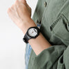 CASIOQuartz Waterproof BlackWhite Dial Mens BlackWhite Analog/Digital Combo