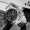 CASIOCouple Waterproof Stainless Steel Strap SilverWhite Analog