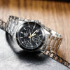 CASIOEDIFICE Waterproof Men Silver/ Mens Black Analog