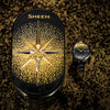 CASIOSHEEN Series Gold Swarovski Crystal Watch Box Analog
