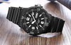 CASIOSports Waterproof Shockproof Mens Black Analog