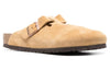 BirkenstockBoston Suede Leather 'Latte Cream'