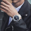 CASIOCasio Edifice Waterproof Analog-Digital Watch 'Silver Blue'