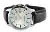 CASIODRESS Men's Standard Stainless Steel Date Silver Dial Black/White Quartz Waterproof Mens SilverBlack Analog