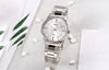 CASIOWaterproof Stainless Steel Strap Unisex Mens Silver Analog