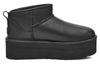 UGG(WMNS)  Classic Ultra Mini Platform Boot 'Black Leather'