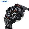 CASIOWaterproof Sports Quartz Mens Black Analog