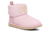 UGG(WMNS)  Classic Mini Fur Jersey Cozy Boot 'Pink'