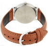 CASIOCasio Dress Analog Watch 'Brown Silver White'