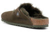 BirkenstockBoston Shearling Suede Leather Narrow Fit 'Thyme'