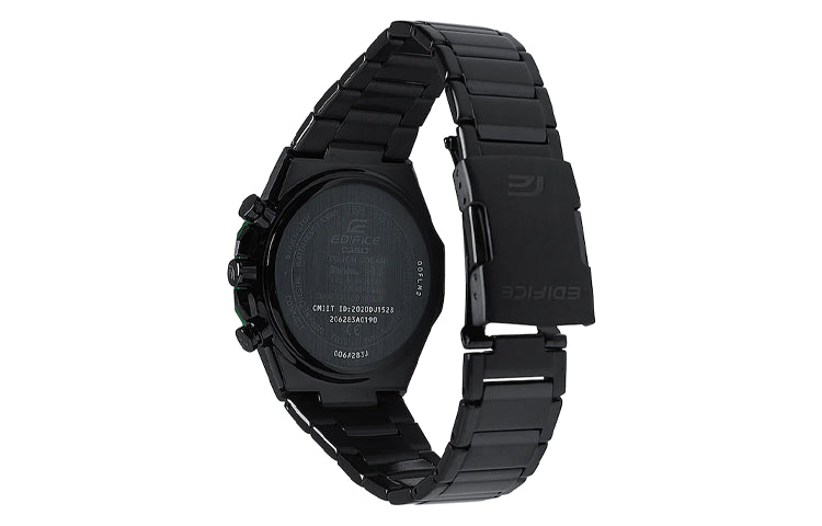 CASIOMale EDIFICE Japan / South Korea Fashion Solar Powered Mens Black Analog