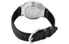 CASIOMen' s DRESS Belt Wrist Mens Black Analog
