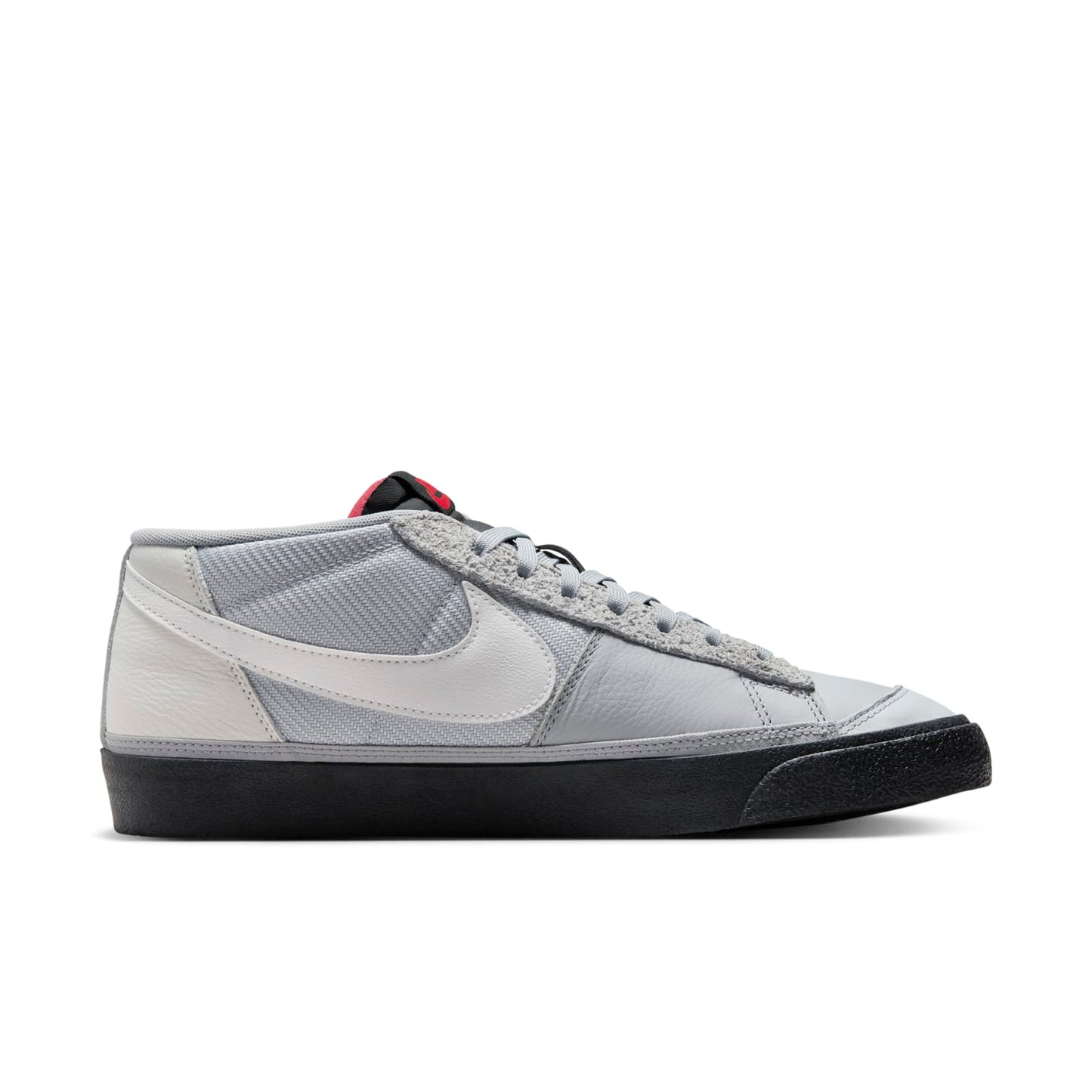 NikeBlazer Low Pro Club 'Wolf Grey University Red'