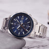 CASIOEDIFICE Quartz Waterproof Sapphire Crystal Mens Blue Analog