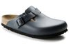 BirkenstockBoston Soft Leather Mules 'Blue'