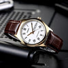 CASIOCasio Retro Fashion Business Analog Watch 'Gold White Brown'