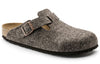 BirkenstockBoston Wool Felt Sandals 'Cacao'