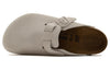 BirkenstockBoston Suede Leather Sandals 'Antique White'