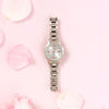 CASIOSHEEN Solar Powered Waterproof Quartz Sapphire Crystal White Analog