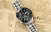 CASIOEDIFICE Waterproof Sports Stainless Steel Strap Mens Black Analog