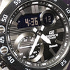 CASIOEDIFICE Mens Black Analog/Digital Combo