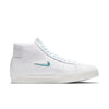 NikeZoom Blazer Mid Premium SB 'White Glacier Ice Jewel'
