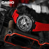 CASIOG-Shock G-Steel 'Black Red'