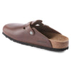 BirkenstockBoston Grip Leather Vintage Sandals 'Wood Roast'