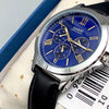 CASIOMen's  ENTICER SERISE Series Minimalistic Casual Watch Mens Blue Analog