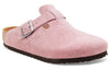 Birkenstockx Stssy Boston Suede Leather 'Dusty Pink'