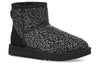 UGG(WMNS)  Classic Mini Snow Leopard Black